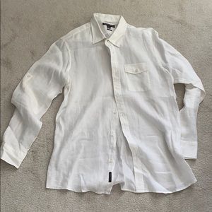 Michael Kors XL Linen White Shirt